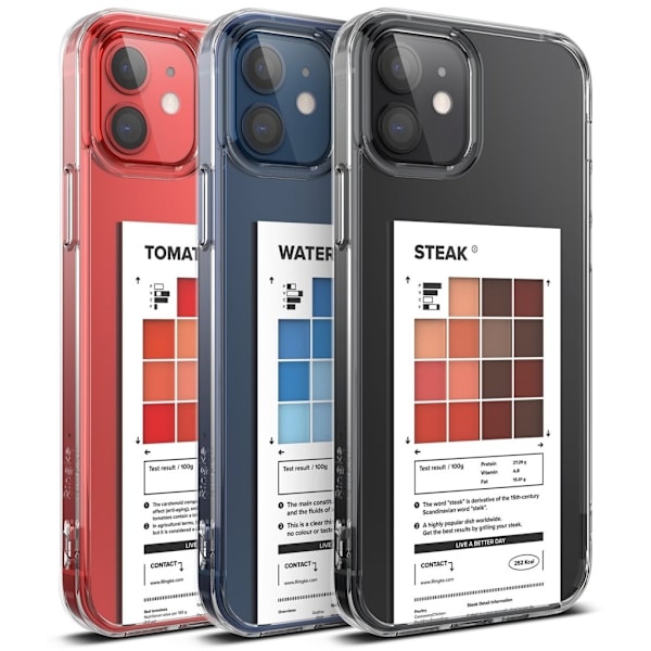 Ringke FUSION DESIGN - iPhone 12 / 12 Pro - Steak Transparent