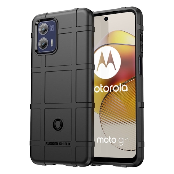 Rugged Shield Etui Motorola Moto G73 - Sort Black