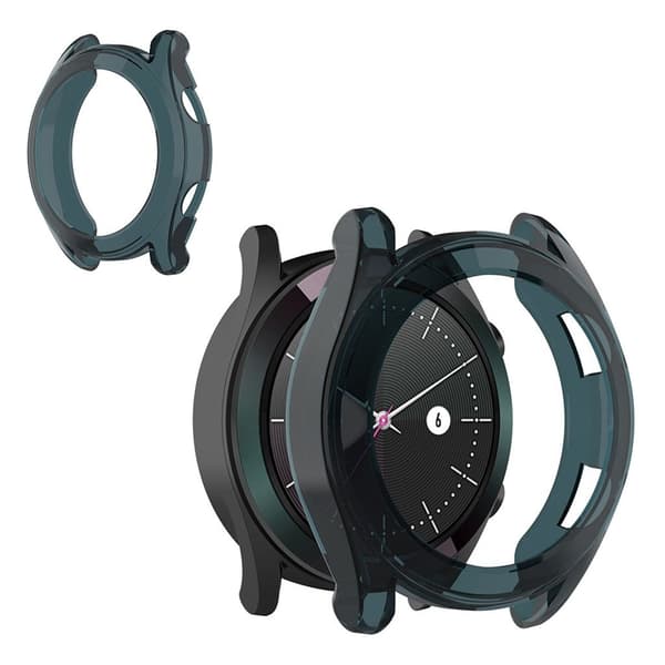 Huawei Watch GT 46mm durable clear bumper - Blue Blue