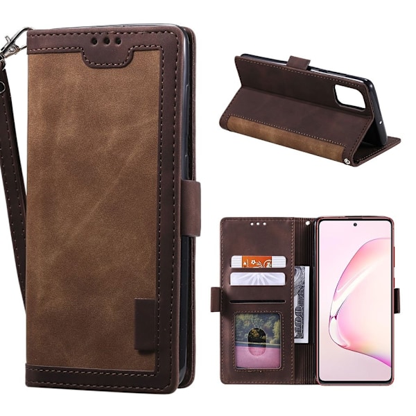 Suburbian läder Samsung Galaxy Note 10 Lite fodral - Brun Brun