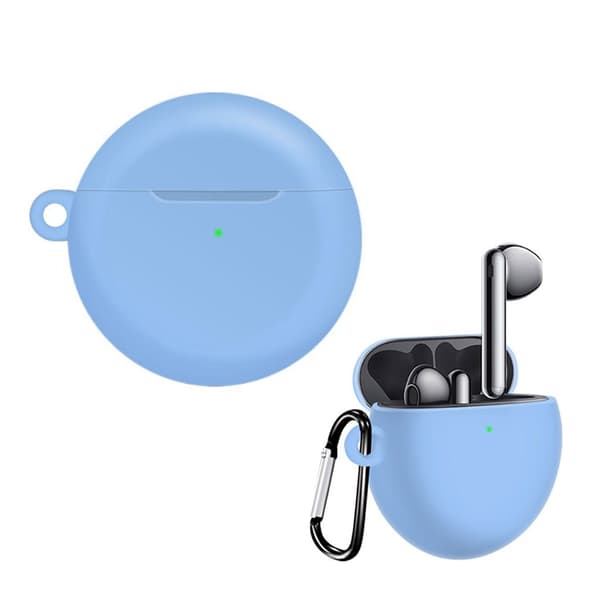 Huawei Freebuds 4 silikonetui til øretelefoner - Babyblå Blue