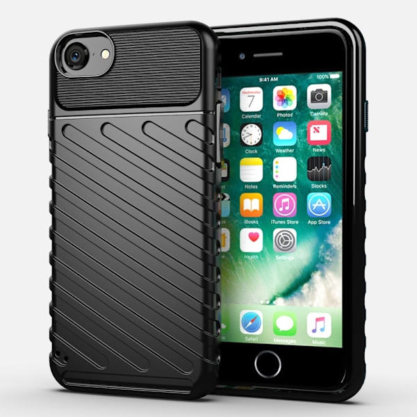 Thunder iPhone SE 2020 / iPhone SE (2022) / iPhone 7 cover - Sort Black