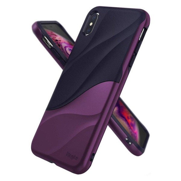 Ringke WAVE til iPhone XS Max - Metallisk Lilla Purple