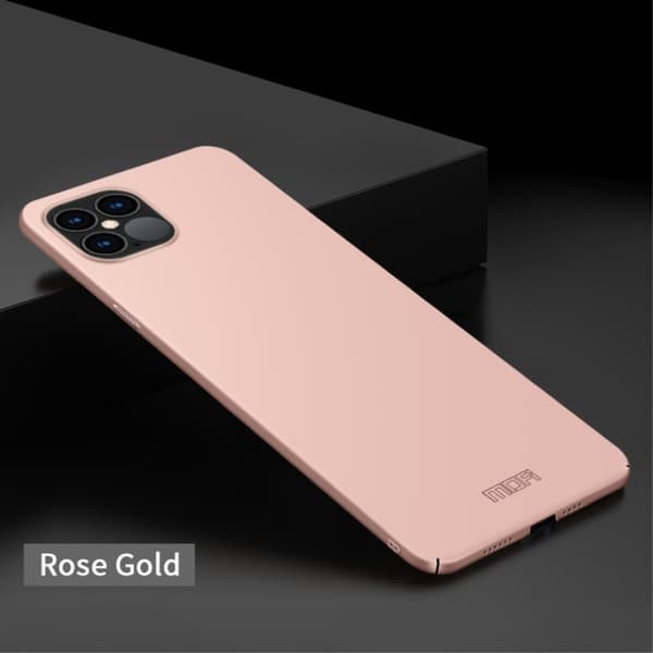 MOFI Shield Slim Frosted Hard Plastic Case iPhone 12 Pro Max 6,7 tommer - Rosaguld Pink