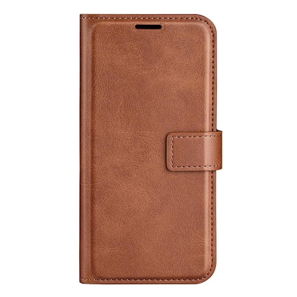 Hållbart konstläder Xiaomi Redmi Note 12 fodral med plånbok - Brun Brun