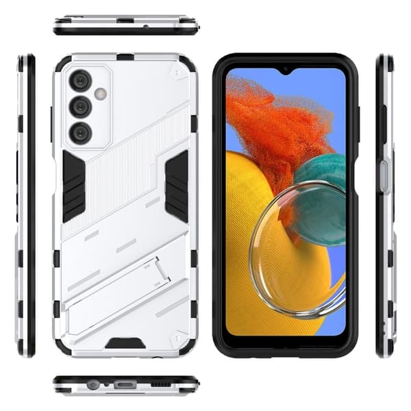 Stöttåligt Samsung Galaxy M14 hybridskal - Vit Vit