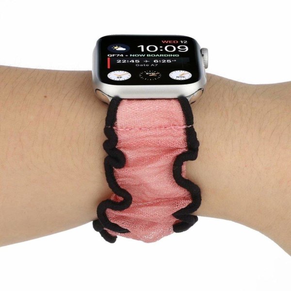 Apple Watch Series 6 / 5 44mm hair band themed watch band - Pink Rosa