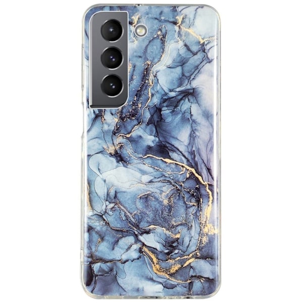Marble Samsung Galaxy S22 Plus Etui - Grå Silver grey