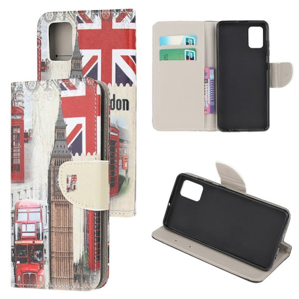 Wonderland Xiaomi Redmi Note 10S / Note 10 Flip etui - Clock Tower Multicolor