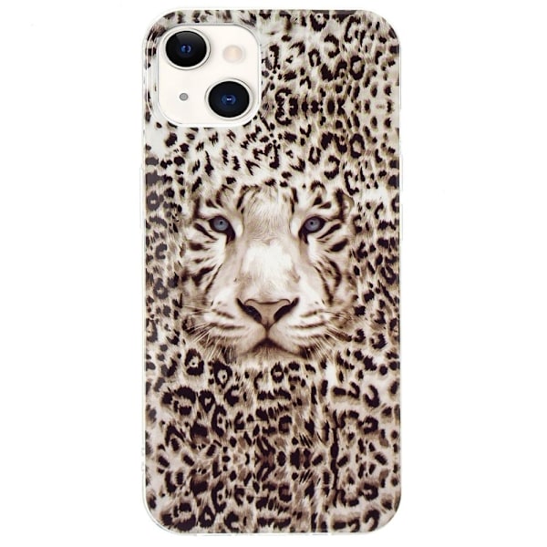 Deco iPhone 14 Etui - Leopard Tiger Brown