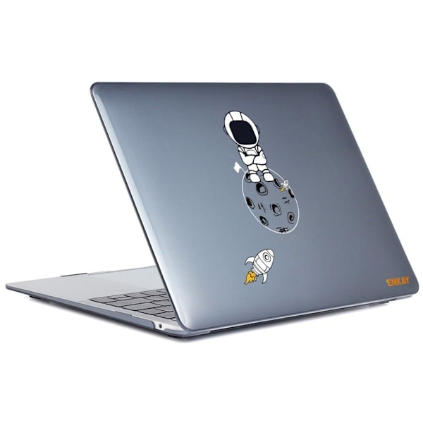HAT PRINCE MacBook Air 13 M2 (A2681, 2022) astronauttityyli ja näppäimistön suojus - Kartoitettu Kuussa White
