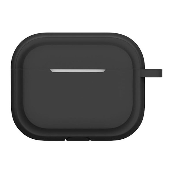 AirPods Pro 2 silikonikotelo koukulla - Musta Black