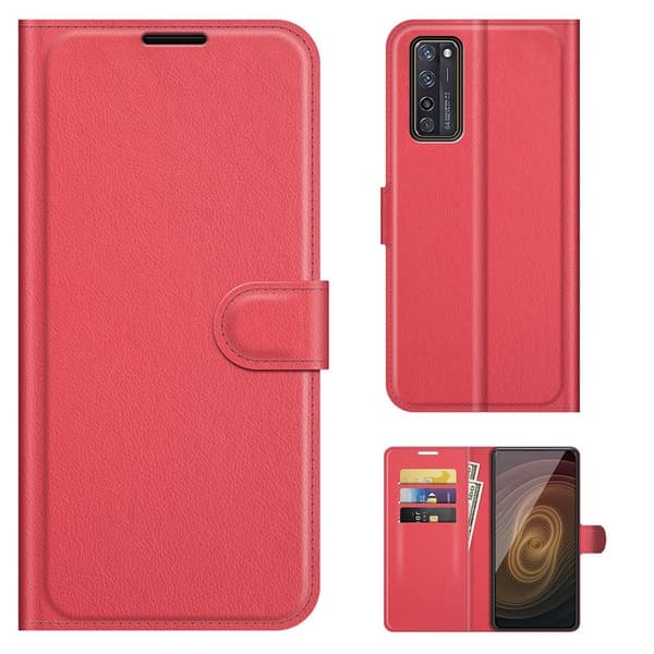 Classic ZTE Axon 20 5G / Axon 20 4g Flippetui - Rød Red