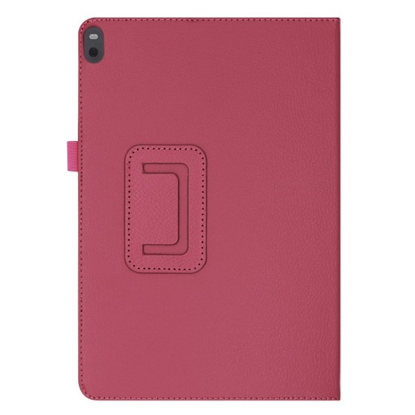 Lenovo Tab M10 litchi tekstuuri nahkakotelo - Ruusu Pink