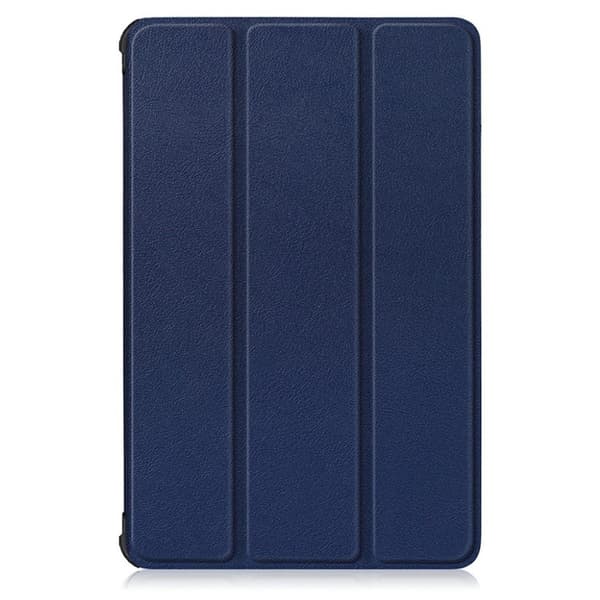 Lenovo Tab P11 Pro tri-fold lychee læderetui - Mørkeblå Blue