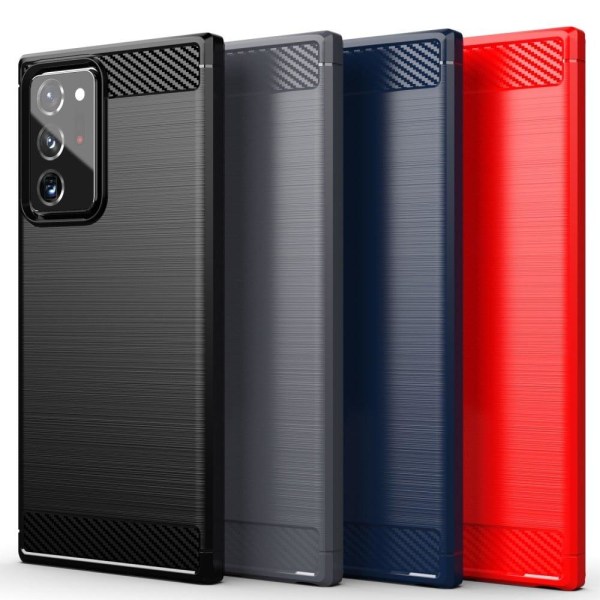 Carbon Flex Suojakotelo Samsung Galaxy Note 20 Ultra 5G / 20 Ult Red