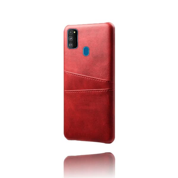 Dual Card etui - Samsung Galaxy M30s - Rød Red