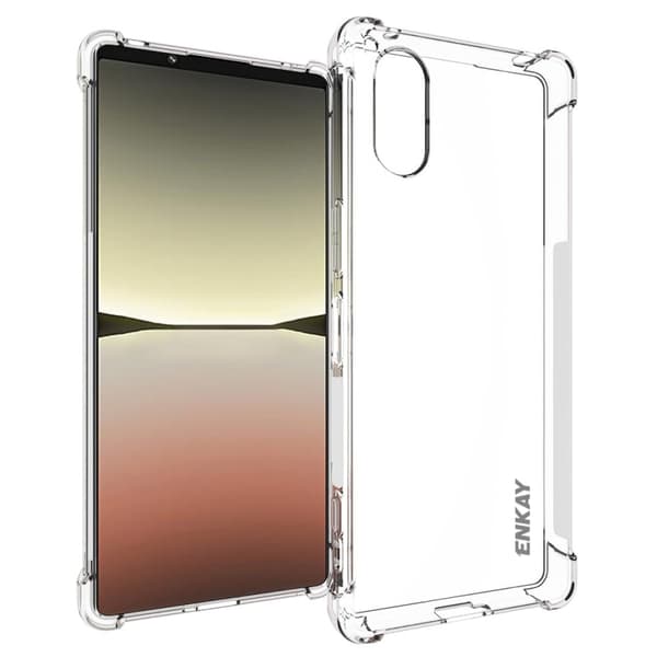 ENKAY klart faldsikkert etui til Sony Xperia 5 V Transparent