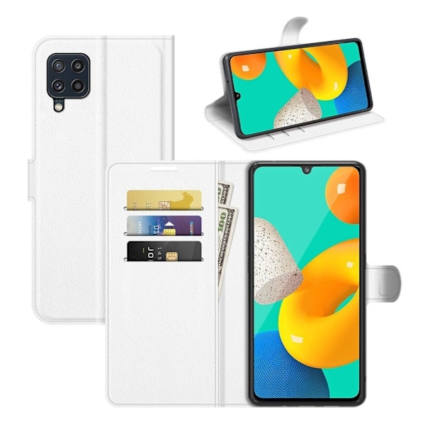 Classic Samsung Galaxy M32 flip etui - Hvit White