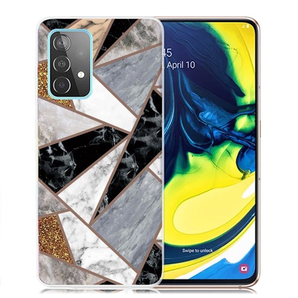Marble Samsung Galaxy A82 5G Etui - Eathly Marmor Fragmenter Multicolor