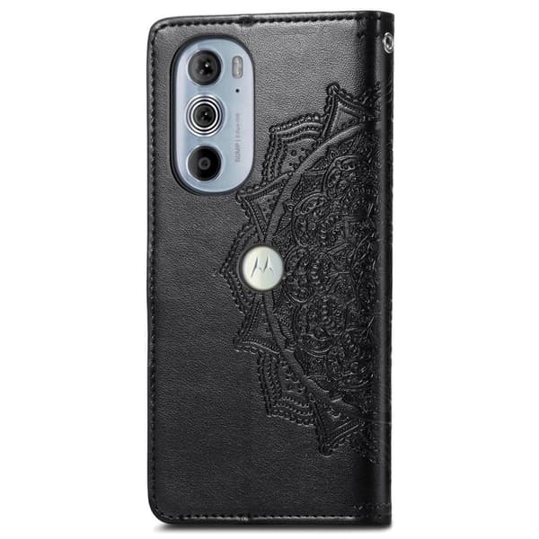 Mandala Motorola Edge 30 Pro Flippetui - Svart Black