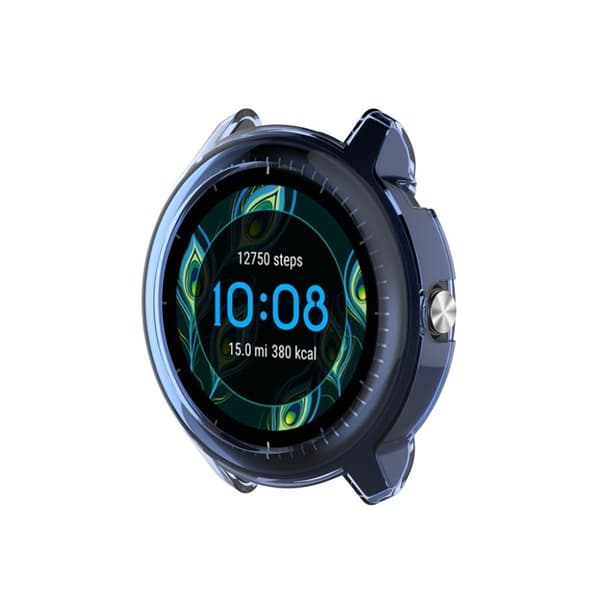 Garmin Vivoactive 3 Music holdbart gennemsigtigt etui - Blå Blue