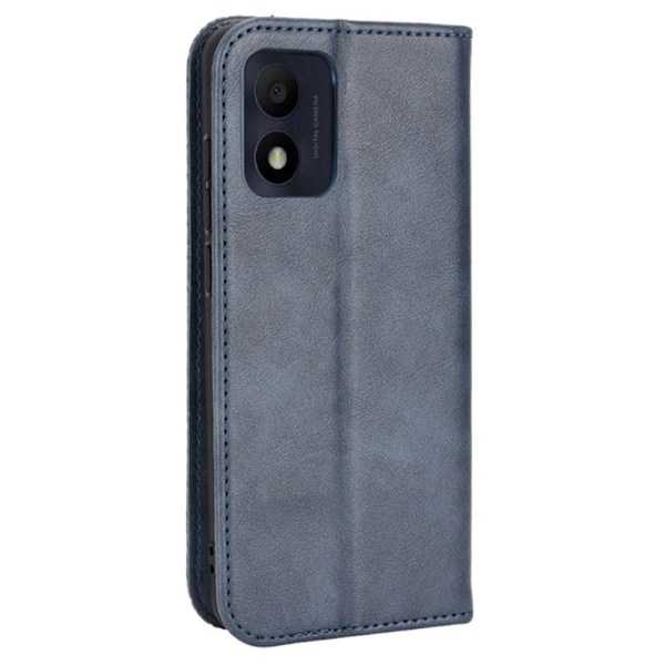 Bofink Vintage läder Alcatel 1B (2022) fodral - Blå Blå