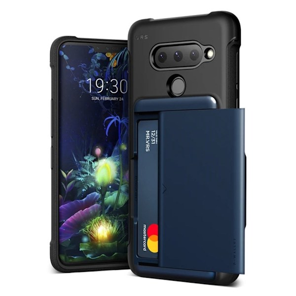 VRS Design Damda Glide Shield för LG V50 - Djuphavsblå Blå