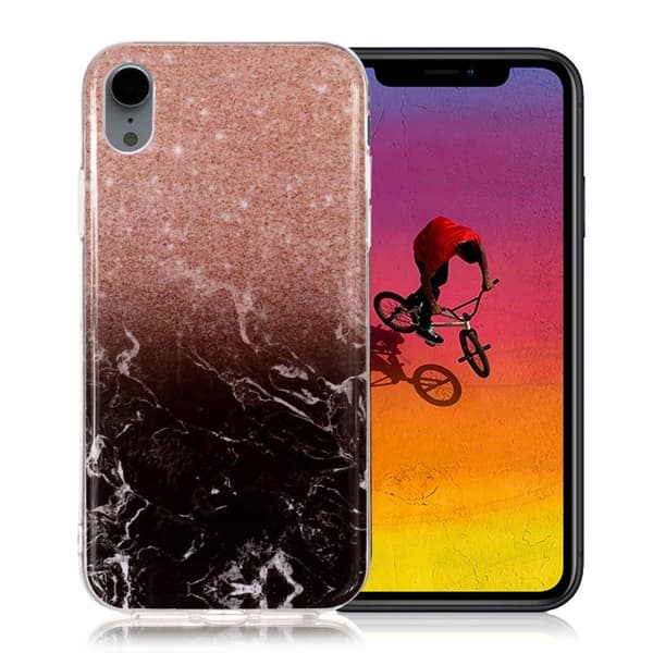 Glitter iPhone Xr skal - Flerfärgad multifärg
