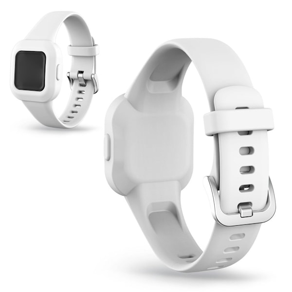 Garmin Vivofit Jr 3 silikoninen ranneke - Valkoinen White