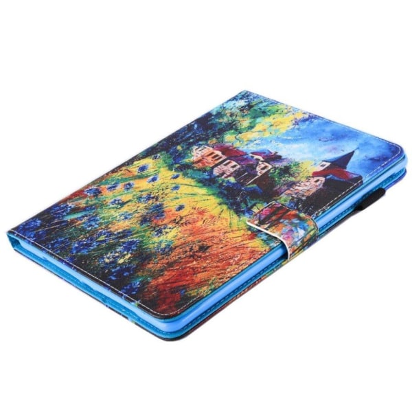 iPad (2018) kuvioitu suojakotelo - Maaseutu Multicolor