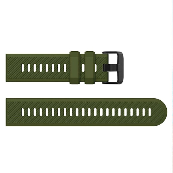 Garmin Forerunner 745 silicone watch band - Army Green Grön