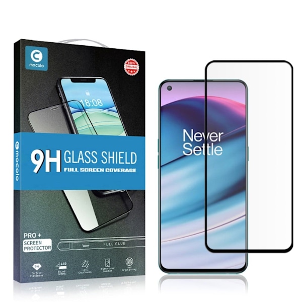 MOCOLO HD OnePlus Nord CE 5G skærmbeskytter i hærdet glas - Sort Udgave Transparent
