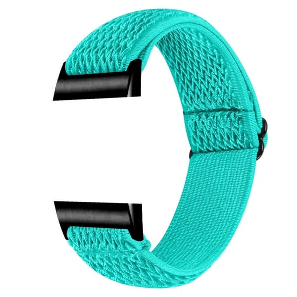 Fitbit Charge 4 / 3 elastisk nylonrem - Mintgrønn Green