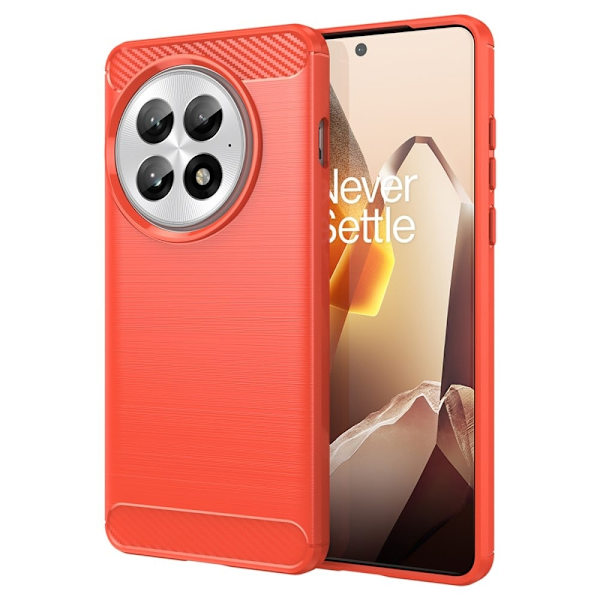 Hybrid OnePlus 13 cover med støttefod og bilmontering - Rød Red