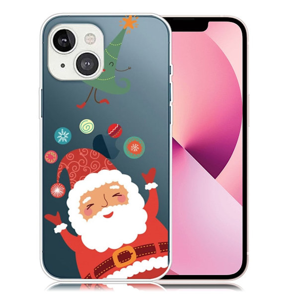 Julfodral till iPhone 13 Mini - Tomte Och Magisk Hatt multifärg