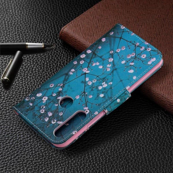 Wonderland Huawei P Smart Z etui  - Træ med Blomster Multicolor