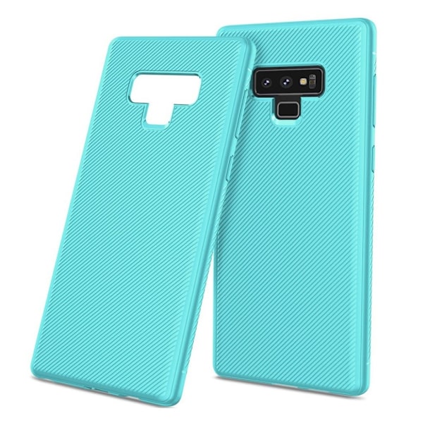 Samsung Galaxy Note9 mobilskal silikonmaterial tvill textur - Turkos Grön