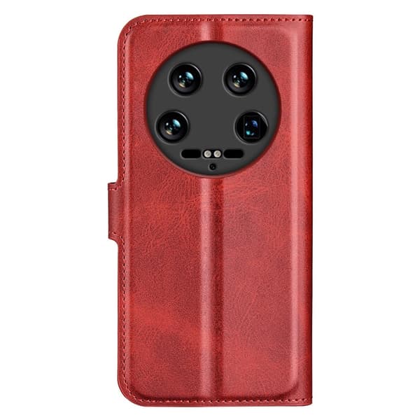 Xiaomi 14 Ultra nahkainen lompakokkotelo - Punainen Red