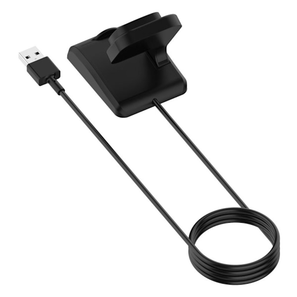 1m Fitbit Sense / Versa 3 USB-ladestasjon Black