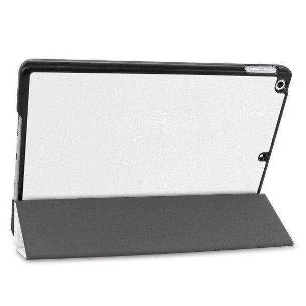iPad 10.2 (2021) / (2020) / (2019) tri-fold PU leather flip case White