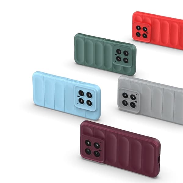 Blødt grebsformet Xiaomi 14 cover - Grøn Green