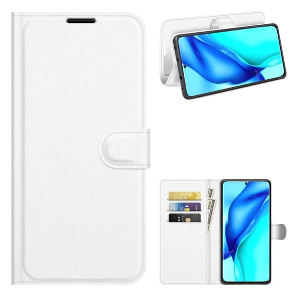 Classic Huawei P50 Pro flip kuoret - Valkoinen White