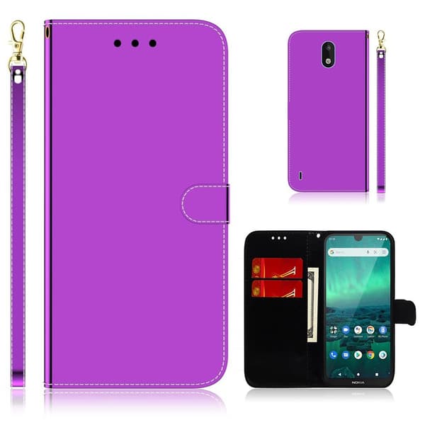Mirror Nokia 1.3 flip-etui - Lilla Purple