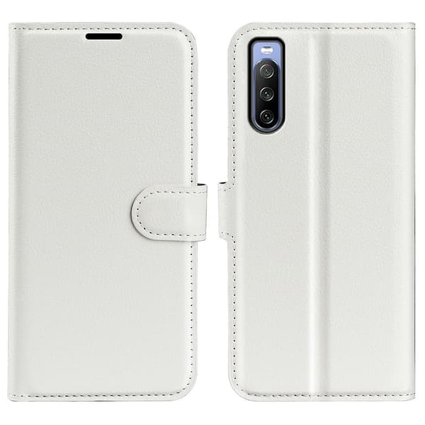 Classic Sony Xperia 10 IV flip etui - Hvit White