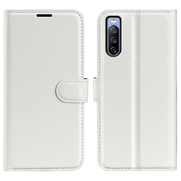 Klassisk Sony Xperia 10 IV flip etui - Hvid White