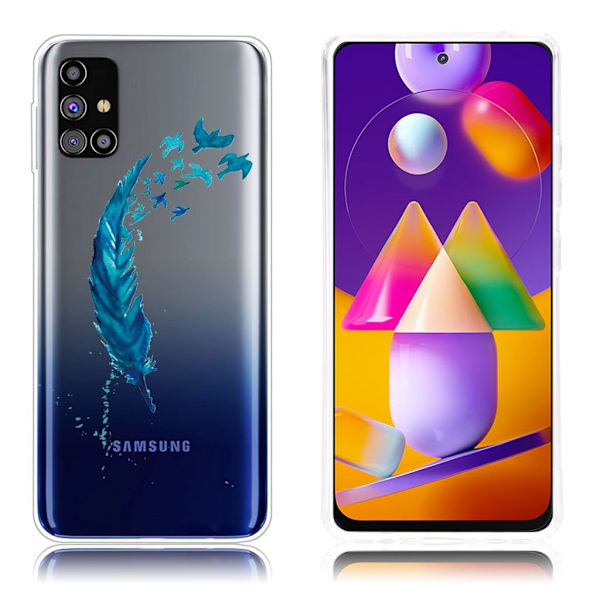 Deco Samsung Galaxy M31s cover - Blå Blue