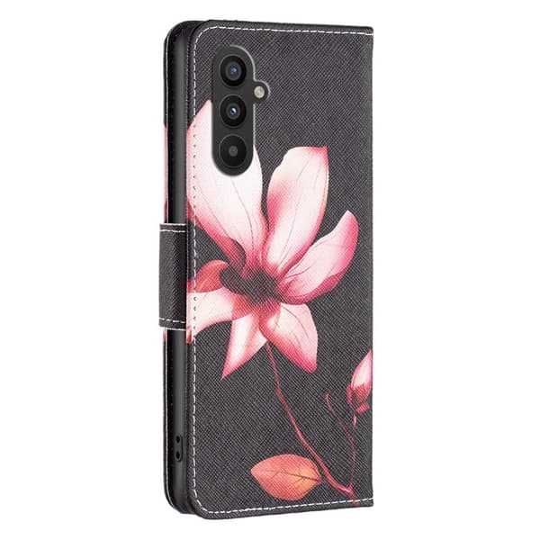 Wonderland Samsung Galaxy A25 Flip Etui - Lyserød Blomst Pink