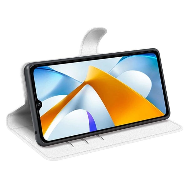 Klassisk Xiaomi Poco C40 Flip Etui - Hvid White
