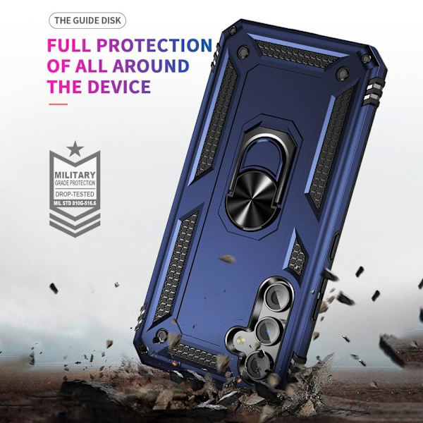 Bofink Combat Samsung Galaxy A54 Etui - Blå Blue